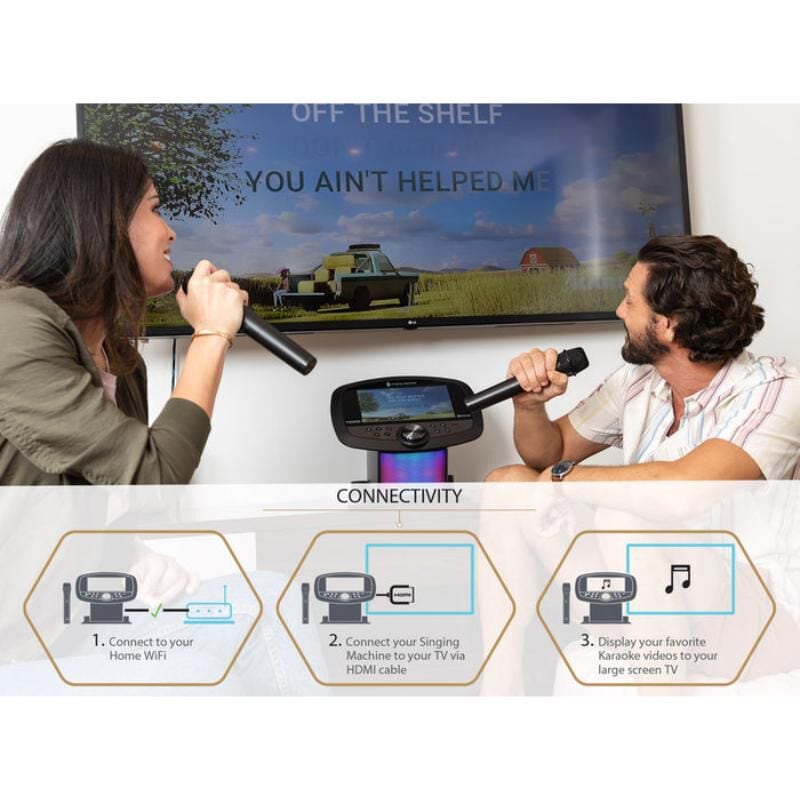 Singing Machine Karaoke Hub 2.0 - Black, , hires