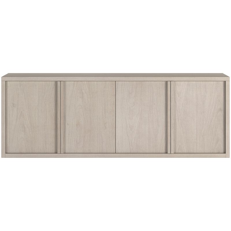 Preston & Cole Adaline 68" Wide TV Stand for TVs up to 75" - Alder White, , hires