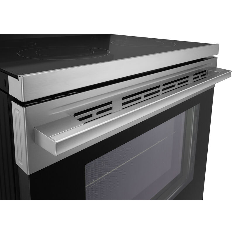 LG 30 in. 6.3 cu. ft. Smart Air-Fry True European Convection Electric Range with Radiant Burners - Stainless Steel, , hires