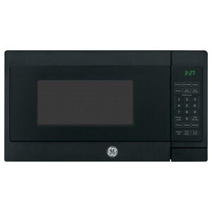 GE 17 in. 0.7 cu.ft Countertop Microwave with 10 Power Levels - Black, Black, hires