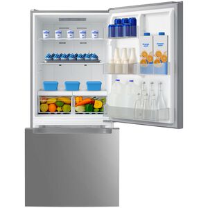 Midea 30 in. 18.7 cu. ft. Garage-Ready Bottom Freezer Refrigerator - Stainless Steel, , hires
