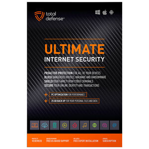 Total Defense Ultimate Internet Security v11- Digital Download- 1 yr Subscription - credit card activation required