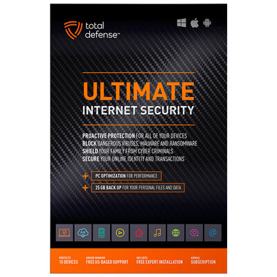 Total Defense Ultimate Internet Security v11- Digital Download- 1 yr Subscription - credit card activation required | TLD-13343