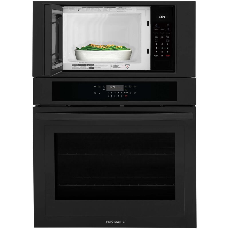 Frigidaire 30 in. 6.9 cu. ft. Electric Microwave/Wall Oven Combo with Standard Convection & Sensor Cooking - Black, , hires