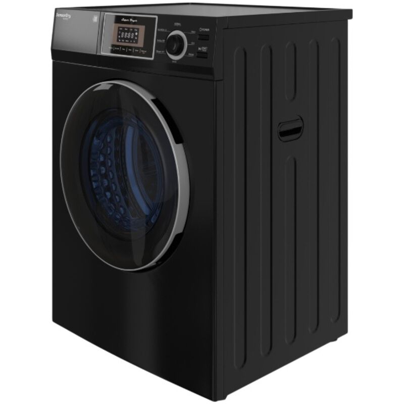 Equator Premium Compact 24 in. 3.1 cu. ft. Stackable Electric Dryer with Sensor Dry & Sanitize Cycle - Black, , hires