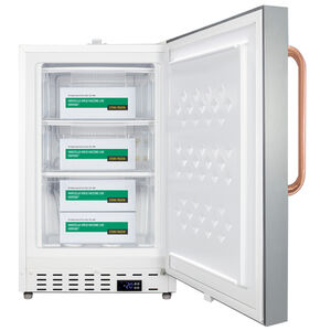 Summit Accucold 20 in. 2.5 cu. ft. Built-in Triple-Drawers Compact Upright Freezer - Stainless Steel, , hires