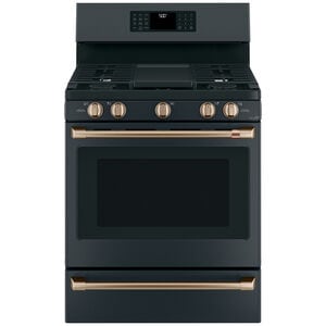 Cafe Knob and Handle Kit for Freestanding Ranges - Brushed Bronze, , hires