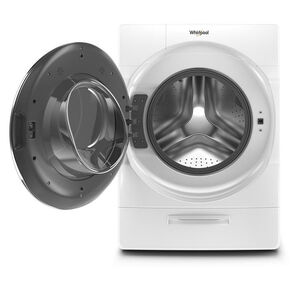 Whirlpool 27 in. 5.0 Cu. Ft. Front Loading Washer with 6 Wash Programs, 8 Wash Options, Sanitize Cycle, Steam Wash & Self Clean - White, , hires