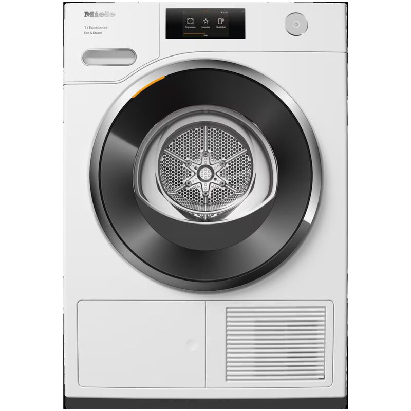 Miele 24 in. 4.0 cu. ft. Smart Stackable Ventless Electric Dryer with Heat Pump, Sensor Dry & Steam Cycle - Lotus White, , hires