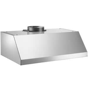 Bertazzoni 24 in. Canopy Pro Style Range Hood with 3 Speed Settings, 400 CFM, Convertible Venting & 2 LED Lights - Stainless Steel, , hires