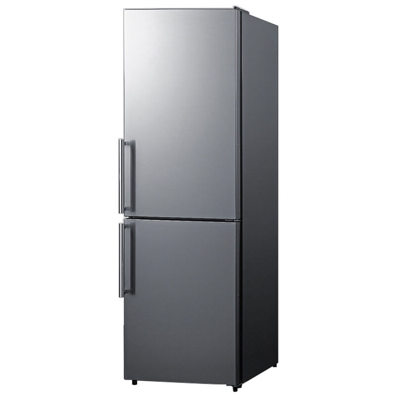 Summit Thin Line 24 in. 10.8 cu. ft. Counter Depth Bottom Freezer Refrigerator - Stainless Steel Look, , hires