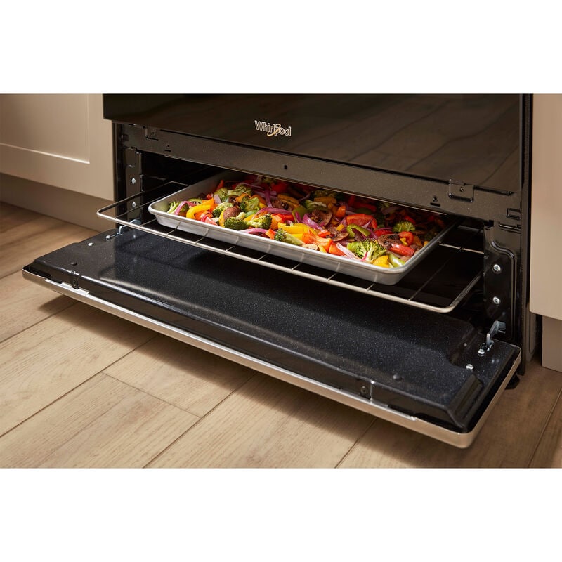 Whirlpool 30 in. 5.1 cu. ft. Gas Range with 5 Sealed Burners - Stainless Steel, Stainless Steel, hires