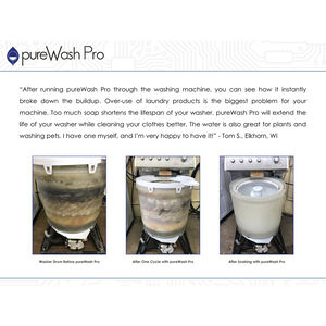 PureWash Pro X2 Sanitizing Detergent-Less Home Laundry System, , hires