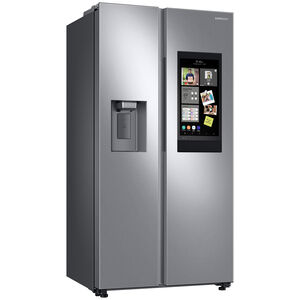 Samsung 36 in. 21.5 cu. ft. Smart Counter Depth Side by Side Refrigerator with Ice & Water Dispenser - Stainless Steel, Stainless Steel, hires
