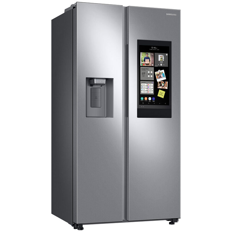 Samsung 36 in. 21.5 cu. ft. Smart Counter Depth Side by Side Refrigerator with Ice & Water Dispenser - Stainless Steel, Stainless Steel, hires