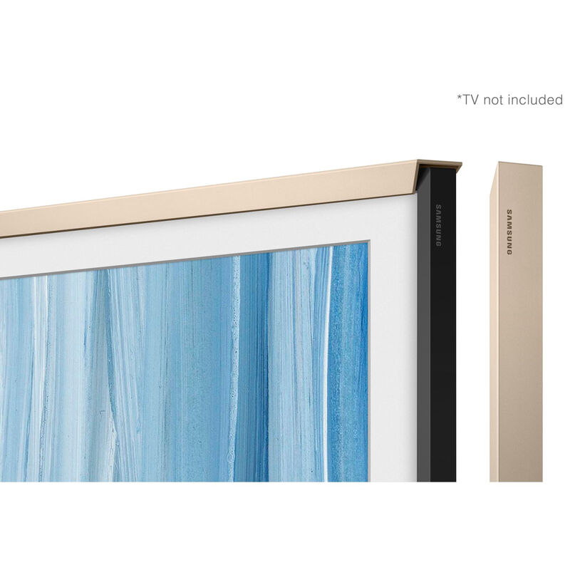 Samsung 75" The Frame Customizable Bezel - Sand Gold Metal, , hires