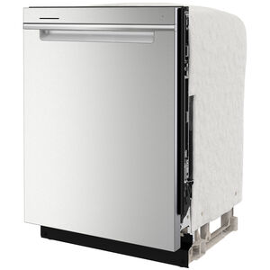 Whirlpool 24 in. Top Control Dishwasher with 47 dBa Sound Level, 3rd-Rack & Pocket - Fingerprint Resistant Stainless, , hires