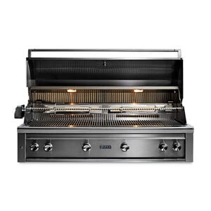 Lynx Professional 54 in. 4-Burner Natural Gas Grill with Rotisserie & Smoker Box - Stainless Steel, , hires