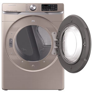 Samsung 27 in. 7.5 cu. ft. Smart Stackable Gas Dryer with Sanitize+, Steam Cycle & Sensor Dry - Champagne, Champagne, hires