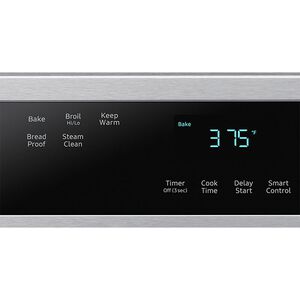 Samsung 30 in. 6.3 cu. ft. Smart Electric Range with Smoothtop Burners - Stainless Steel, Stainless Steel, hires