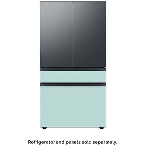 Samsung BESPOKE 4-Door French Door Middle Panel for Refrigerators - Morning Blue Glass, , hires