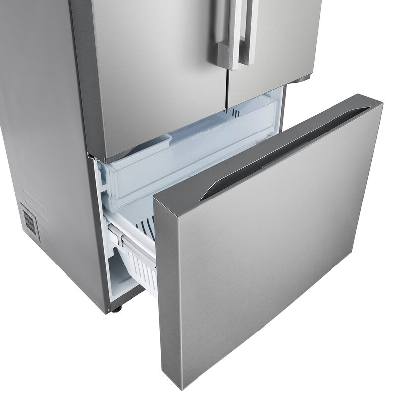LG 36 in. 26.5 cu. ft. Smart Counter Depth French Door Refrigerator with Internal Water Dispenser - PrintProof Stainless Steel, , hires