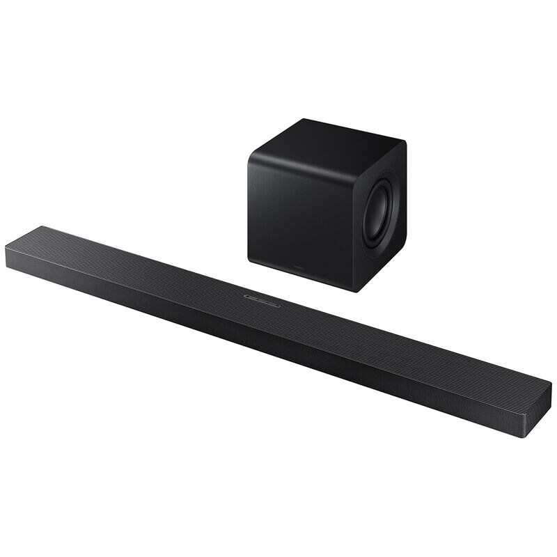 Samsung Q-Series 3.1.2 Channels Dolby Atmos Smart Sound Bar with Bluetooth & Wireless Subwoofer - Titan Black, , hires