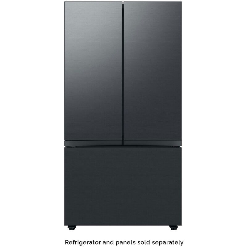 Samsung BESPOKE 3-Door French Door Top Panel for Refrigerators - Matte Black Steel, , hires