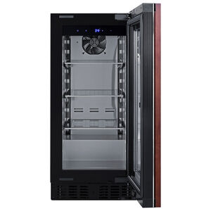 Summit 15 in. Built-In/Freestanding 1.8 cu. ft. Compact Beverage Center with Adjustable Shelves & Digital Control - Custom Panel Ready, , hires