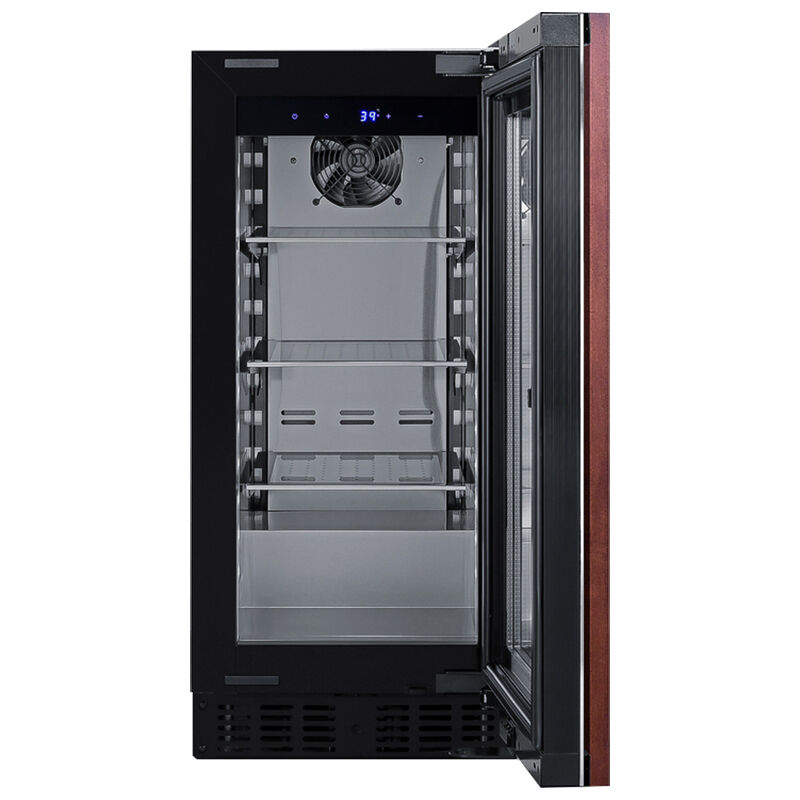 Summit 15 in. Built-In/Freestanding 1.8 cu. ft. Compact Beverage Center with Adjustable Shelves & Digital Control - Custom Panel Ready, , hires