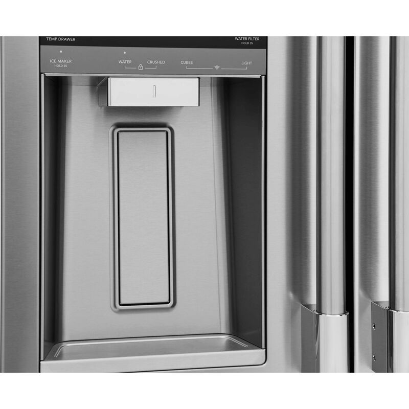 Frigidaire Professional 36 in. 21.4 cu. ft. Smart Counter Depth 4-Door French Door Refrigerator with Ice & Water Dispenser - Stainless Steel, , hires