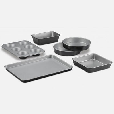 Cuisinart 6 Piece Bakeware Set - Stainless Steel | AMB-6