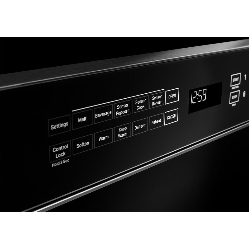 JennAir Noir 24 in. 1.2 cu. ft. 950W Drawer Microwave with Sensor Cooking - Floating Glass Black, , hires