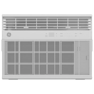 GE 10,000 BTU Smart Window Air Conditioner with 3 Fan Speeds & Remote Control - White | AWCS10WWF