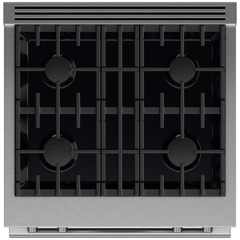 Fisher & Paykel Series 9 30 in. 4 cu. ft. Smart Air Fry True European Convection Dual Fuel Range with 4 Sealed Burners - Stainless Steel, , hires