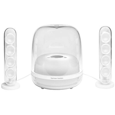Harman Kardon SoundSticks 4 Bluetooth Speaker System - White | SOUNDSTICKS4