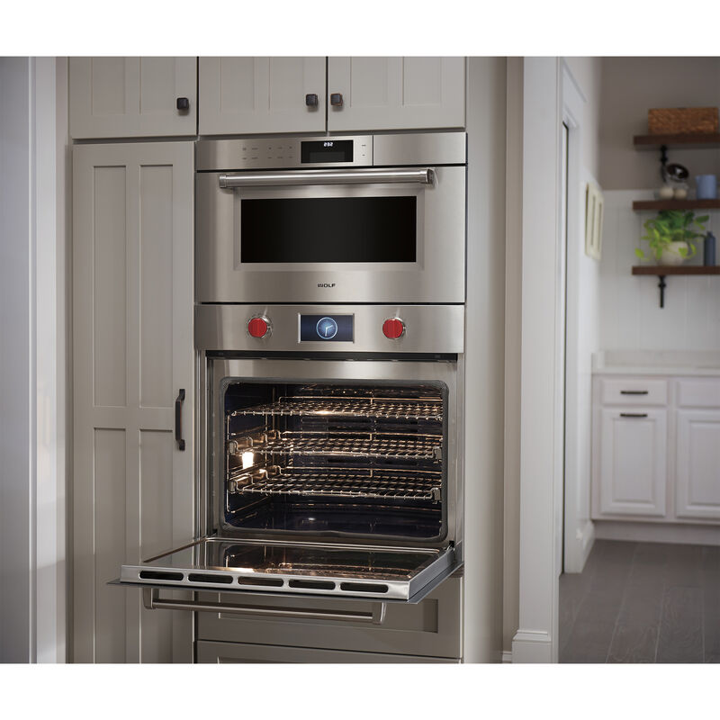 Wolf M Series 30 in. 1.8 cu. ft. Electric Wall Oven with Standard Convection - Stainless Steel, , hires