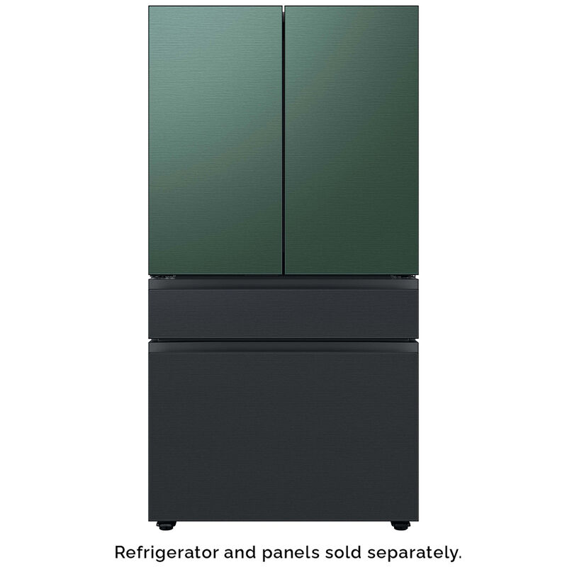 Samsung BESPOKE 4-Door French Door Middle Panel for Refrigerators - Matte Black Steel, , hires