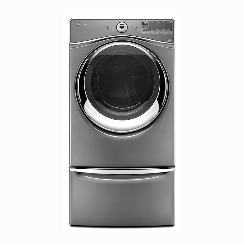 Maytag 15.5 Pedestal with Drawer - Chrome Shadow with Chrome Handle, Chrome, hires