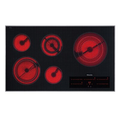 Miele 36 in. 5-Burner Electric Cooktop - Black | KM5860240V