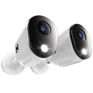 Night Owl - Add_On 2-Camera Deterence 2K Security Camera with 2-Way Audio - White, , hires
