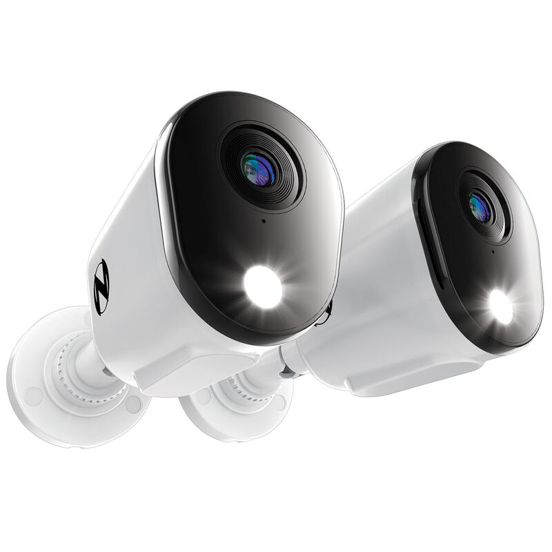 Night Owl - Add_On 2-Camera Deterence 2K Security Camera with 2-Way Audio - White, , hires