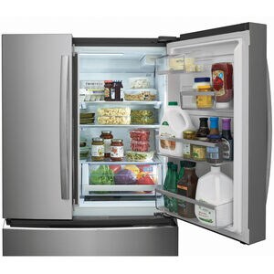 Frigidaire Gallery 36 in. 27.2 cu. ft. 4-Door French Door Refrigerator with Internal Water Dispenser - Stainless Steel, , hires