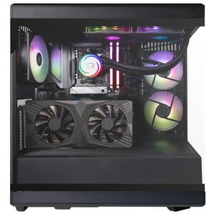 iBUYPOWER Y40 Gaming Desktop with AMD Ryzen 7 7800X3D, 4.2 GHz, 8-Core CPU, NVIDIA GeForce RTX 5070, 12 GB VRAM GPU, 32 GB RAM, 2 TB SSD & Windows 11 Home - Black, , hires