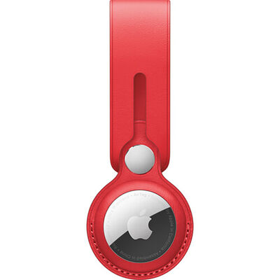 Apple AirTag Leather Loop - PRODUCT RED | MK0V3ZM/A