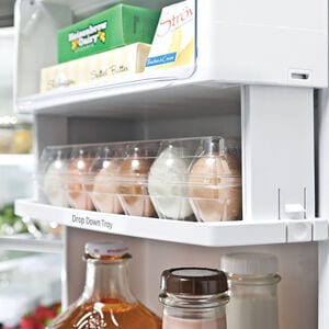 GE Profile 36 in. 27.7 cu. ft. French Door Refrigerator with Ice & Water Dispenser - Fingerprint Resistant Stainless, Fingerprint Resistant Stainless, hires