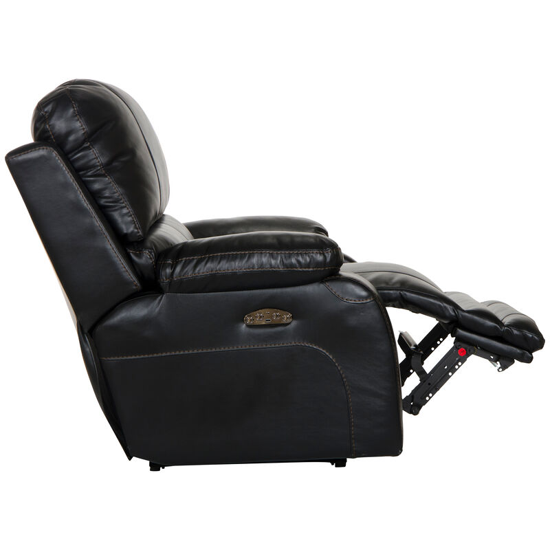 Catnapper 4762 Thornton Power Lay Flat Recliner with Power Headrest - Black, , hires