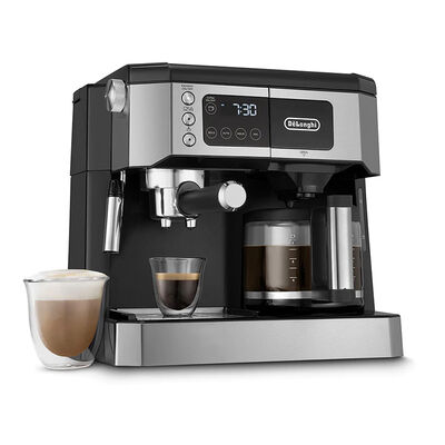 De'Longhi All-in-One Coffee & Espresso Maker, Cappuccino, Latte Machine + Advanced Milk Frother | COM530M