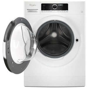 Whirlpool 24 in. 1.9 cu. ft. Stackable Front Load Washer with Detergent Dosing Aid & Sanitize Cycle - White, , hires