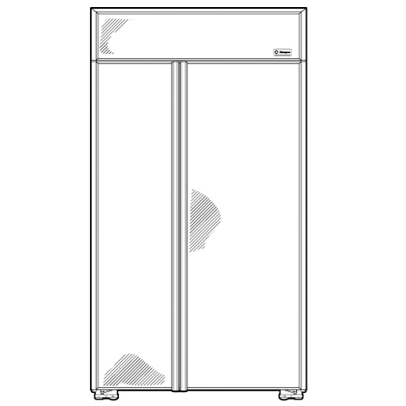 Monogram 42 in. 25.1 cu. ft. Built-In Smart Counter Depth Side by Side Refrigerator with Ice Maker - Custom Panel Ready, , hires